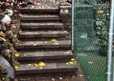 Pisa steps using reverse-a-cap for finish look.