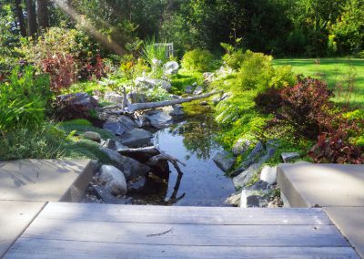 Exquisite setting for water feature.